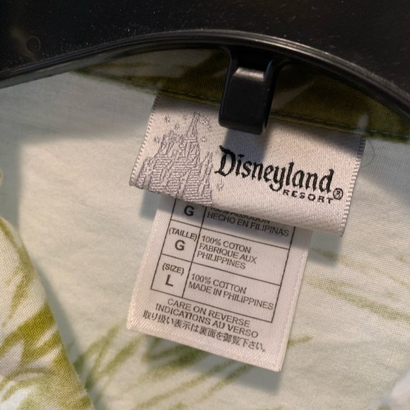 Disneyland Resort Mickey Hang Loose Button Up Shirt 1955 1971 - Picture 2 of 4